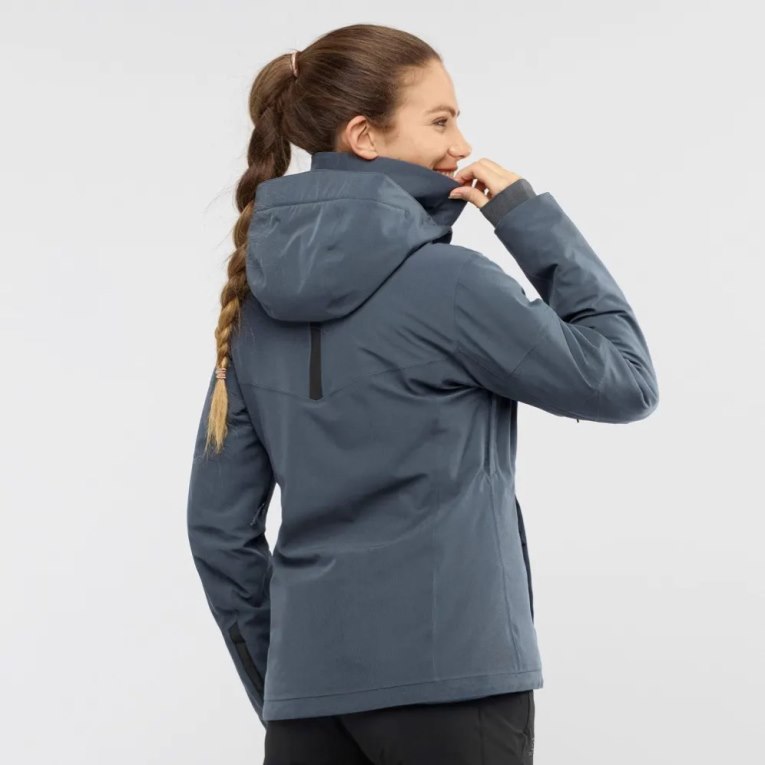 Chaquetas Aislantes Salomon Speed Mujer Azul Marino | MX JWRT534